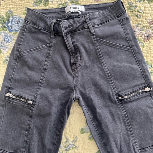 Pistola zippered ankle cargo stretch jeans - Picture 2 of 2